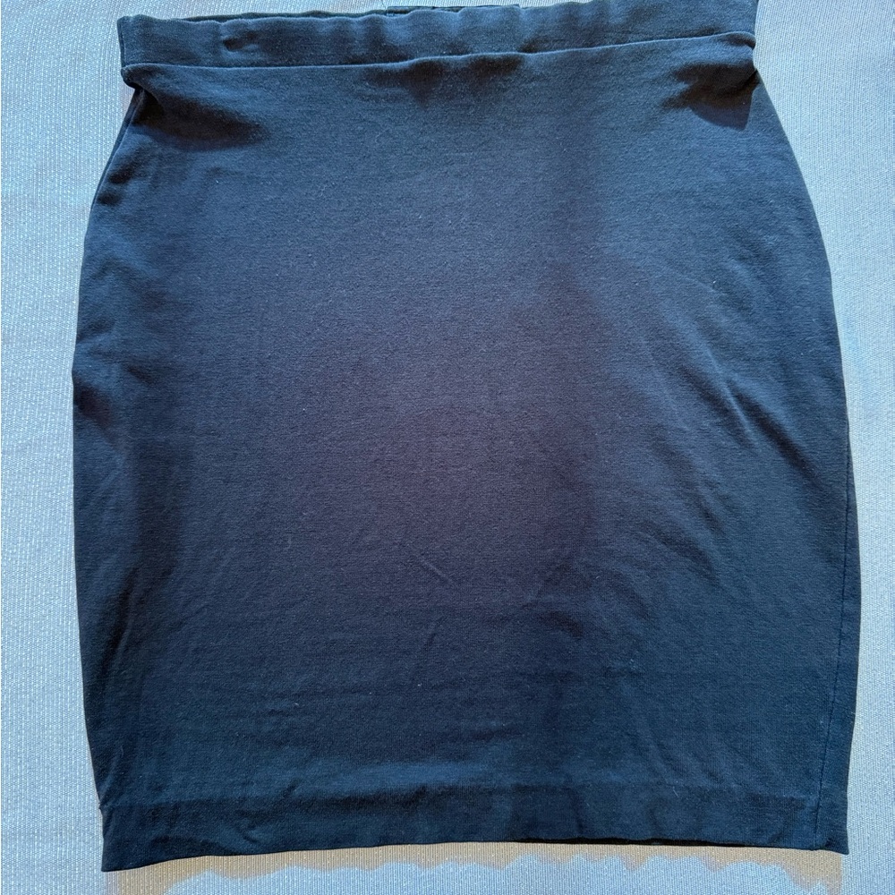 True 80s Vintage Tripp Black Mini Skirt Sz S
